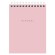 Блокнот МАЛЫЙ ФОРМАТ А6 108х145 мм, 40 л., гребень, картон, клетка, BRAUBERG "Minimal Pastel", 116429