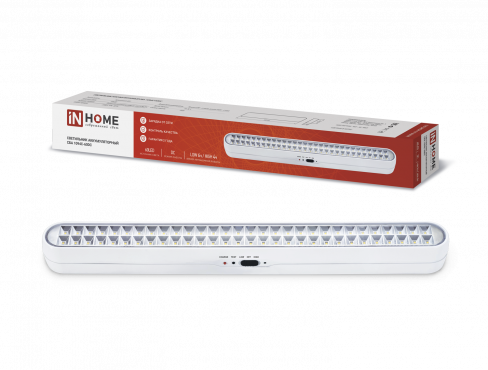 Светильник сд ав СБА 1094-60DC 60LED 2.2Ah lithium battery DC IN HOME 4690612029443