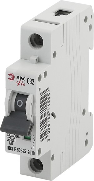 Б0031819 Автоматический выключатель ЭРА PRO NO-901-49 ВА47-63 1P 32А кривая C 6кА