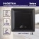 Б0053661 Розетка Intro Solo 4-203-05 с заземлением 2P+E Schuko с крышкой, 16А-250В, IP20, СУ, антрацит