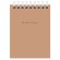 Блокнот МАЛЫЙ ФОРМАТ А7 75х105 мм, 40 л., гребень, картон, клетка, BRAUBERG "Minimal Classiс", 116430