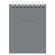 Блокнот МАЛЫЙ ФОРМАТ А7 75х105 мм, 40 л., гребень, картон, клетка, BRAUBERG "Minimal Classiс", 116430