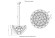 Подвесная люстра Crystal Lux EMILIA SP12 GOLD
