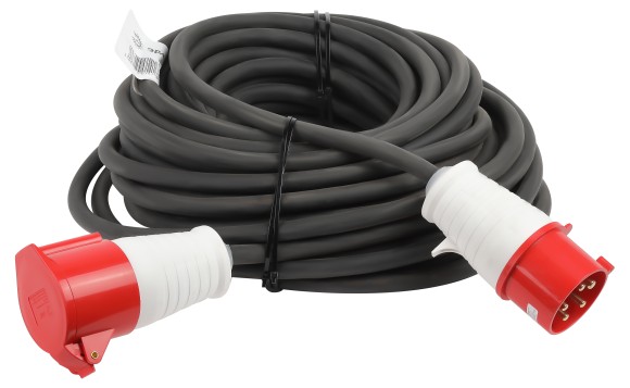 IND380-U-1e-5x4-10m-IP44 Удлинитель силовой ЭРА IND380-U-1e-5x4-10m-IP44 на 380В в бухте 1 розетка CEE 5P 10м КГ 5х4 32A IP44