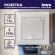 Б0053662 Розетка Intro Solo 4-203-06 с заземлением 2P+E Schuko с крышкой, 16А-250В, IP20, СУ, перламутр