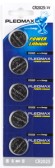 C0022143 Батарейки Pleomax CR2025-5BL Lithium (100/2000/66000)