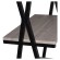 Стол на металлокаркасе BRABIX "LOFT CD-004", 1200х535х1110 мм, 3 полки, цвет дуб антик, 641219