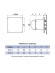 Панель декоративная AEON D100/125 179х179 стекло Matelac Aquamarine DICITI