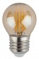 Лампочка светодиодная ЭРА F-LED P45-7W-827-E27 gold E27 / Е27 7Вт филамент шар золотистый теплый белый свет