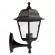 Б0048111 Садово-парковый светильник ЭРА НБУ 04-60-001 черный 4 гранный настенный IP44 Е27 max60Вт