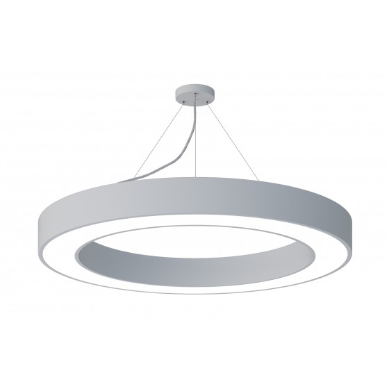 Б0058906 Светильник LED ЭРА Geometria SPO-134-W-40K-056 Ring 56Вт 4000К 4200Лм IP40 800*80 белый подвесной драйвер внутри