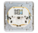 4690612035246 Розетка одинарная с заземлением CLASSICO с двумя USB белая 2047 IN HOME