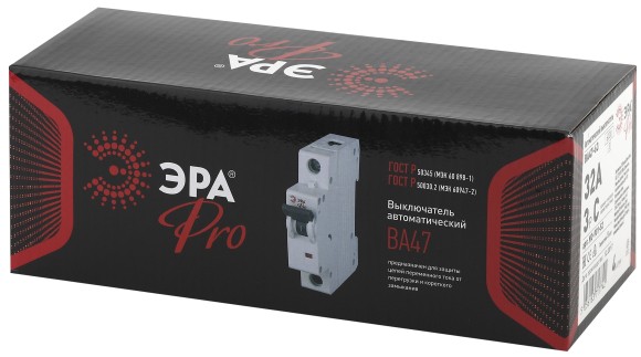 Б0031824 Автоматический выключатель ЭРА PRO NO-901-52 ВА47-63 3P 32А кривая C 6кА