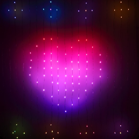 ERASG -02 Светодиодная новогодняя гирлянда ЭРА ERASG -02 умная занавес RGB 2*2 м управление через мобильное приложение