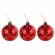 Шары новогодние ёлочные "Red & Gold Luxury" 70 предметов, красный/золото, ЗОЛОТАЯ СКАЗКА, 591714