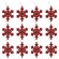 Шары новогодние ёлочные "Red & Gold Luxury" 70 предметов, красный/золото, ЗОЛОТАЯ СКАЗКА, 591714