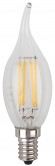 Лампочка светодиодная ЭРА F-LED BXS-7W-840-E14 Е14 / Е14 7Вт филамент свеча на ветру нейтральный белый свет