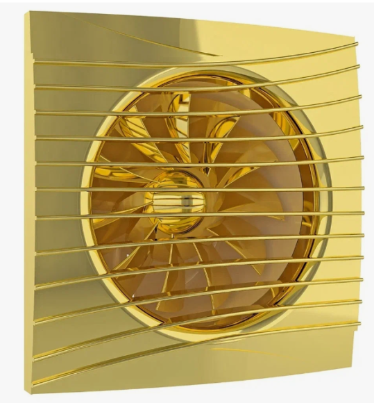 Вентилятор вытяжной DiCiTi Silent 5C, gold 10 Вт