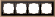 Рамка на 4 поста (бронза/черный) WL17-Frame-04