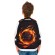 Ранец BRAUBERG KIDS STANDARD, 2 отделения, Fire split, 3D-панель, 36х28х14 см, 273147