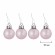 Шары новогодние ёлочные "Elegant Pink" 77 предметов, розовый/белый, ЗОЛОТАЯ СКАЗКА, 591715