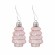 Шары новогодние ёлочные "Elegant Pink" 77 предметов, розовый/белый, ЗОЛОТАЯ СКАЗКА, 591715