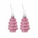 Шары новогодние ёлочные "Elegant Pink" 77 предметов, розовый/белый, ЗОЛОТАЯ СКАЗКА, 591715