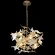 Подвесная люстра Crystal Lux LETISIA SP9 GOLD