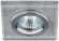 DK8 CH/SHSL Светильник ЭРА декор стекло квадрат MR16,12V/220V, 50W, хром/серебряный блеск (50/2100)