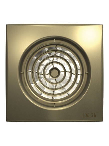 AURA 4C Сhampagne Вентилятор накладной AURA D100 обратный клапан Champagne DICITI