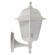 Садово-парковый светильник ЭРА НБУ 04-60-001 белый 4 гранный настенный IP44 Е27 max60Вт