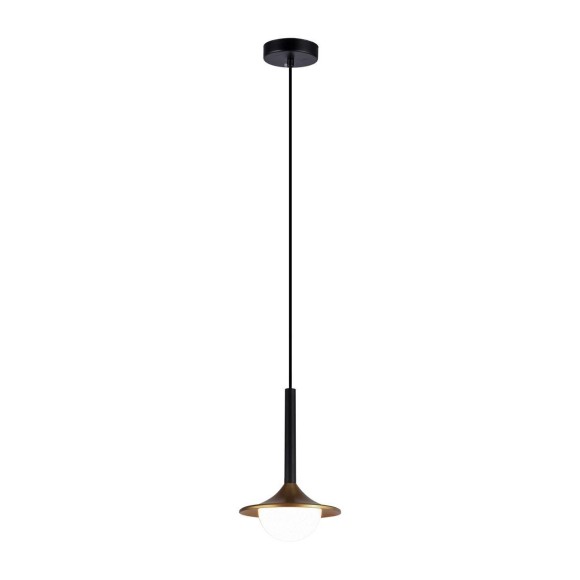 Подвесной светодиодный светильник Gerhort G51210/1BK+GD WT