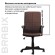 Кресло офисное BRABIX "Focus EX-518", ткань, коричневое, 531577