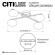 Потолочная светодиодная люстра Citilux Atman Smart CL226A143