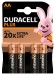 Б0056030 Батарейки Duracell 5014212 АА алкалиновые 1,5v 4 шт. LR6-4BL PLUS (4/80/18240)