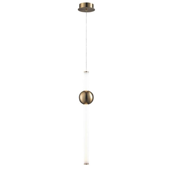 Подвесной светодиодный светильник Lumien Hall Greniya LH8023/1PB-GD-WT