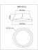 Потолочный светодиодный светильник MyFar Ceiling Cordelia MR9120-CL