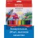 Карандаши цветные акварельные BRAUBERG "АКАДЕМИЯ", 24 цвета, шестигранные, грифель 3 мм, натуральное дерево, 181400