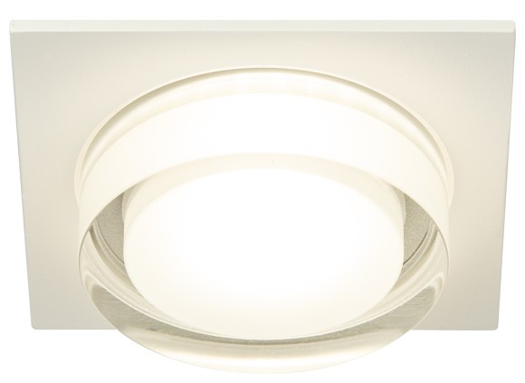 Встраиваемый светильник декоративный ЭРА DK108 WH MR16 GU5.3 белый