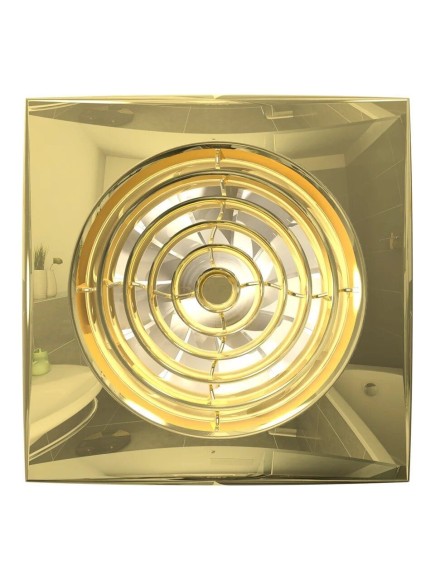 AURA 4C Gold Вентилятор накладной AURA D100 обратный клапан Gold DICITI