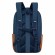 Рюкзак GRIZZLY школьный, укрепленная спинка, 2 отделения, для девочек, BLUE/ORANGE, 43х27,5х16 см, RD-341-2/3