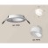 Комплект встраиваемого светильника Ambrella light Techno Spot XC7621046 SWH/FR белый песок/белый матовый (C7621, N7175)