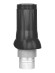 VWO 125-160 Black Выход вентиляционный VWO D125/160 изолированный пластик Black ERA