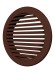 Решетка вентиляционная РКН фланец D150 D186 ASA Brown ERA