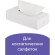 Диспенсер для косметических салфеток LAIMA CLASSIC, настольный/настенный, пластиковый, белый, 605392