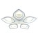 Потолочная светодиодная люстра Profit Light 8069/5+5 WHT