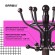Вешалка-стойка BRABIX "CR-282", металл/мрамор, 1,8 м, на диске диаметром 36 см, 6 крючков + 4 дополнительных, коричневая, 601745