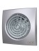 AURA 4C Gray metal Вентилятор накладной AURA D100 обратный клапан Gray metal DICITI