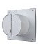 AURA 4C Gray metal Вентилятор накладной AURA D100 обратный клапан Gray metal DICITI