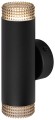 WL50 BK/BK Светильник настенный ЭРА WL50 BK/BK 2*GU10 2*12Вт IP20 черный